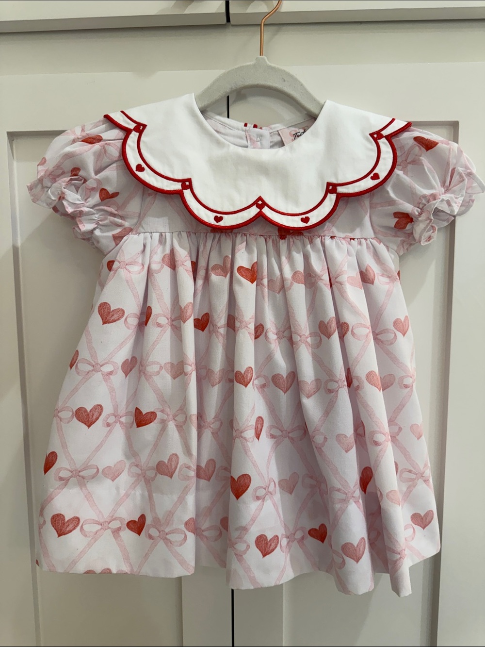Shop Teeta Girls Ally Dress in Valentines Hearts 18M